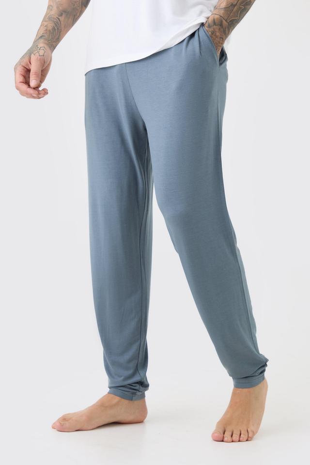 Tall Premium Modal Mix Relaxed Fit Lounge Bottoms | boohooMAN USA Product Image