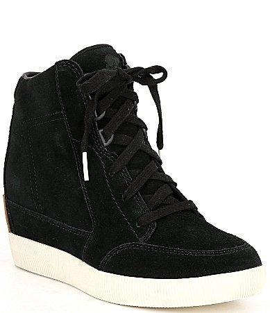 SOREL Out N About Wedge II Sea Salt) Women's Shoes Product Image