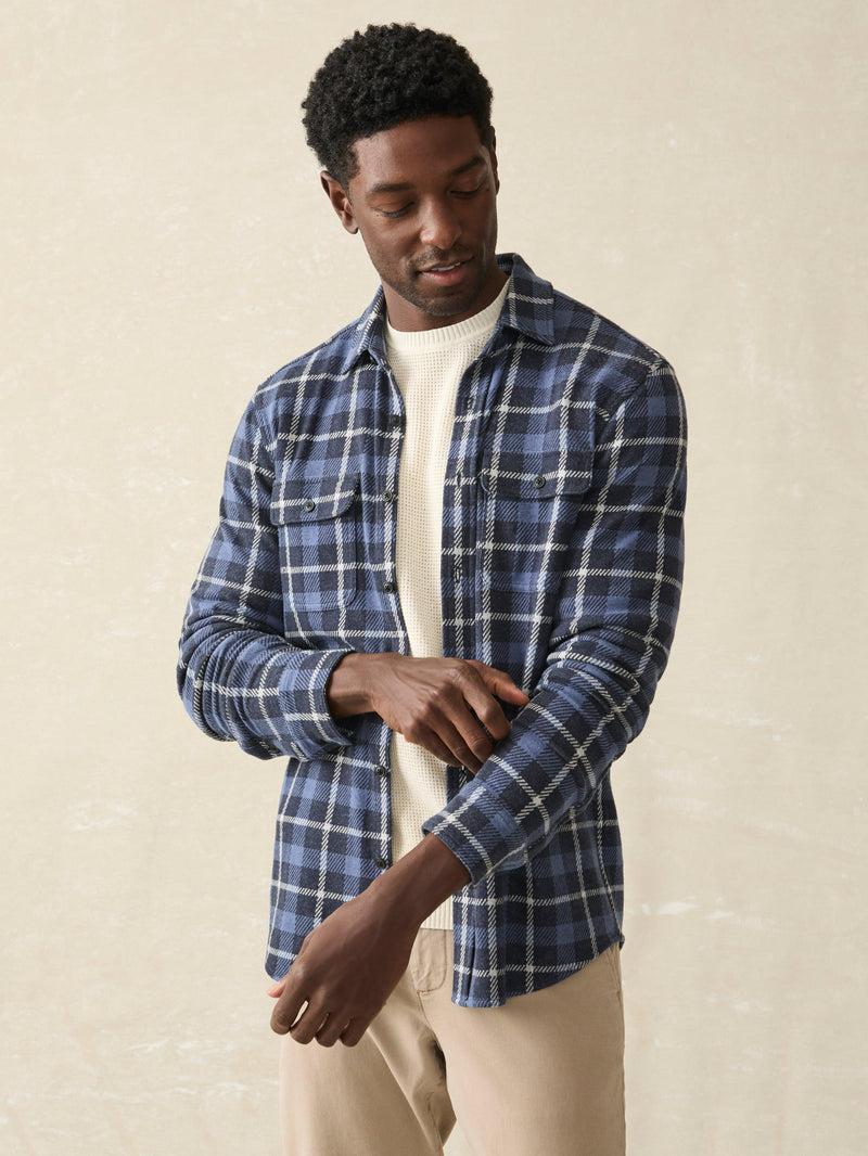 Legend Sweater Shirt - Blue Winds Plaid Product Image