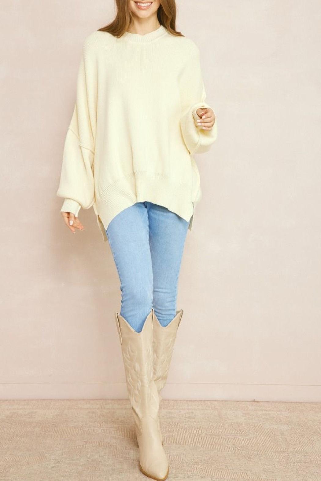 Oversized Knit Sweater Product Image