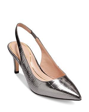 Cole Haan Vandam Leather Slingback Pumps Product Image