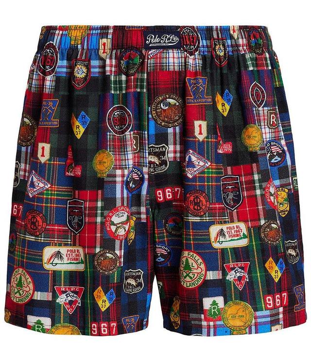 Polo Ralph Lauren Soft Cotton Flannel Printed Boxer Briefs Product Image