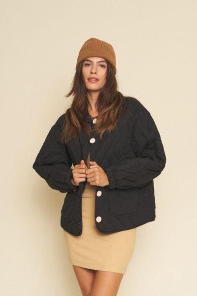 Whimsy and Row Whimsy + Row Liam Organic Cotton Quilted Jacket Womens at Urban Outfitters Product Image