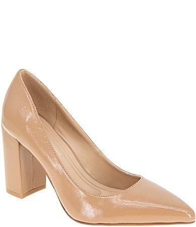 BCBGeneration Midana Patent Block Heel Pumps Product Image