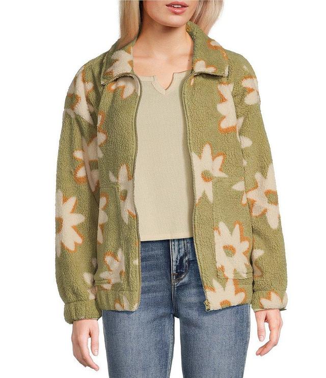 Billabong First Light Floral Teddy Sherpa Jacket Product Image