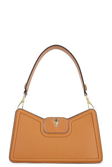 Valentino Garavani V Logo Shoulder Bag in Rose Product Image