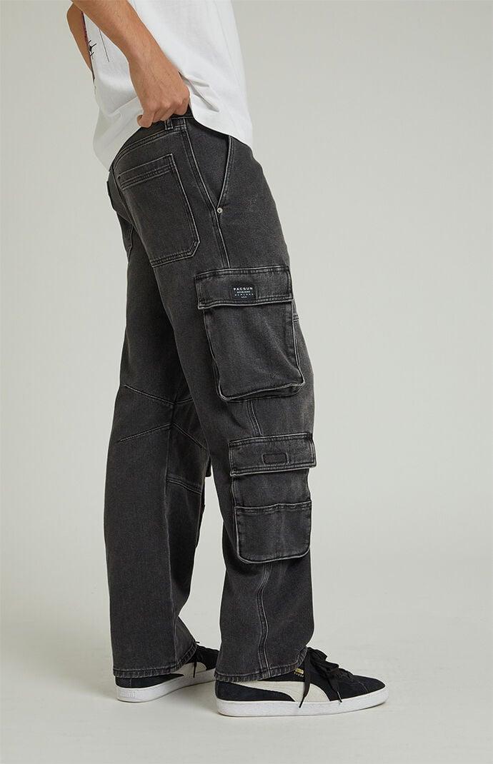 Men's Wash Baggy Cargo Jeans - 36W x 32L Product Image