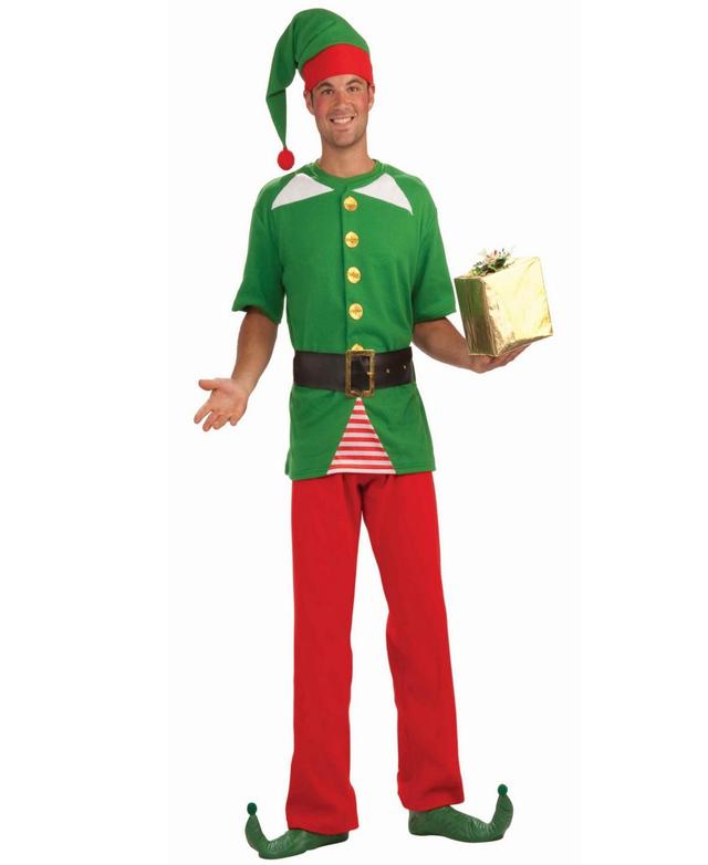 Buy Seasons Mens Jolly Elf Costume - Green Product Image