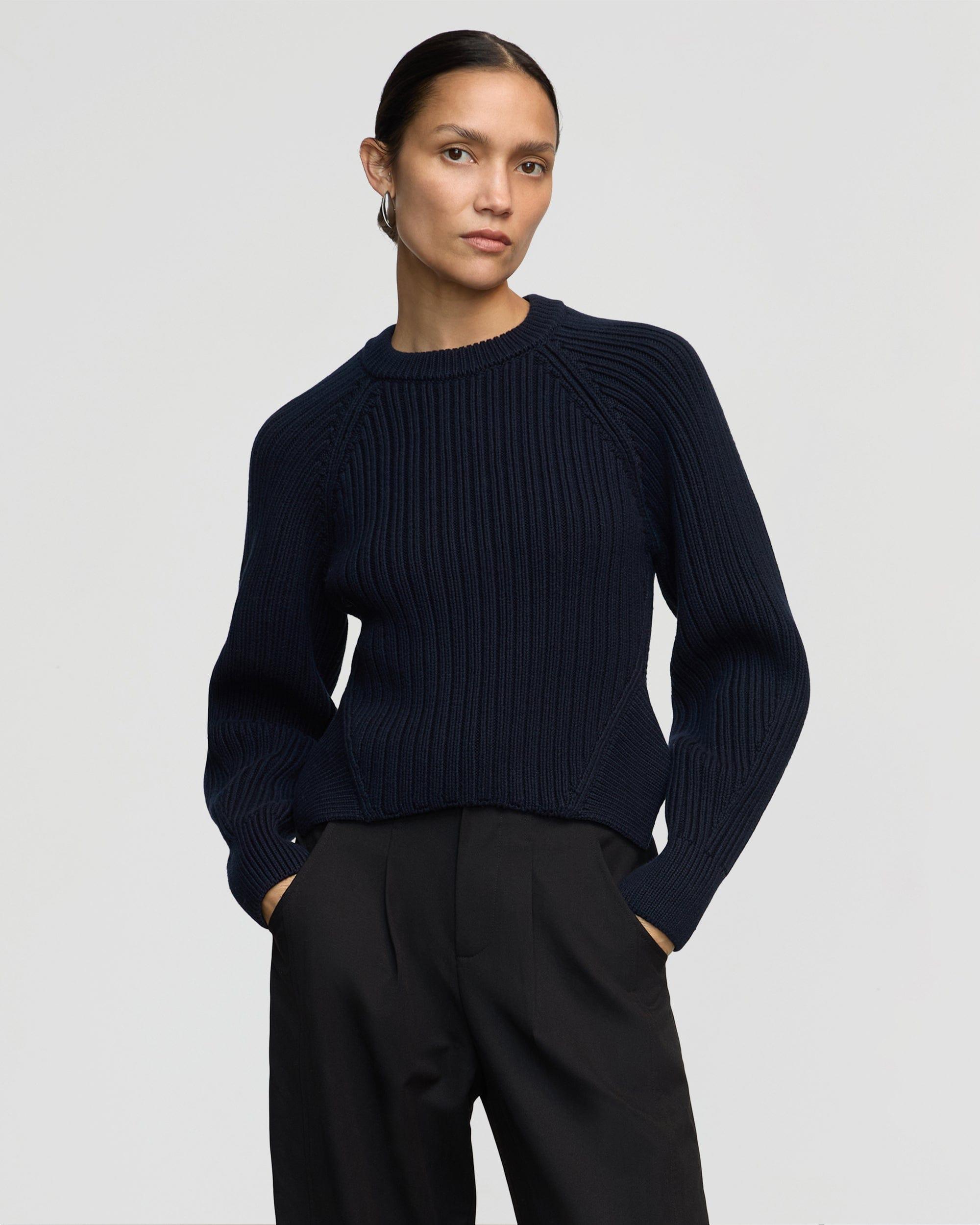 Iona Organic Cotton Cropped Sweater Product Image