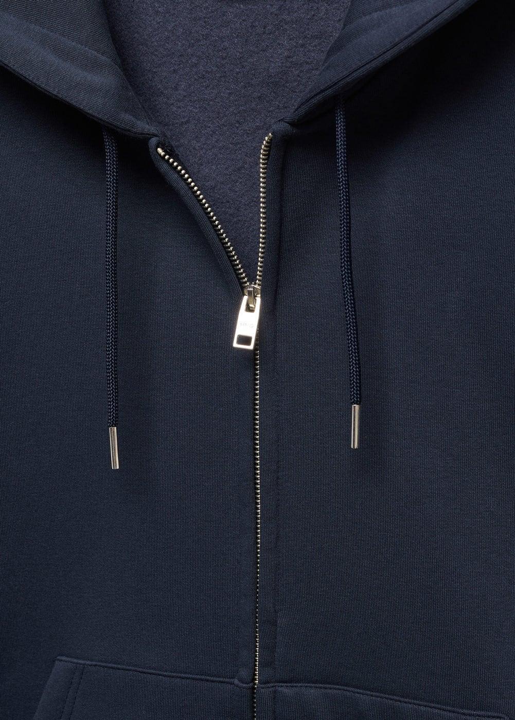 MANGO MAN - Cotton zip-up hoodie navyMen Product Image