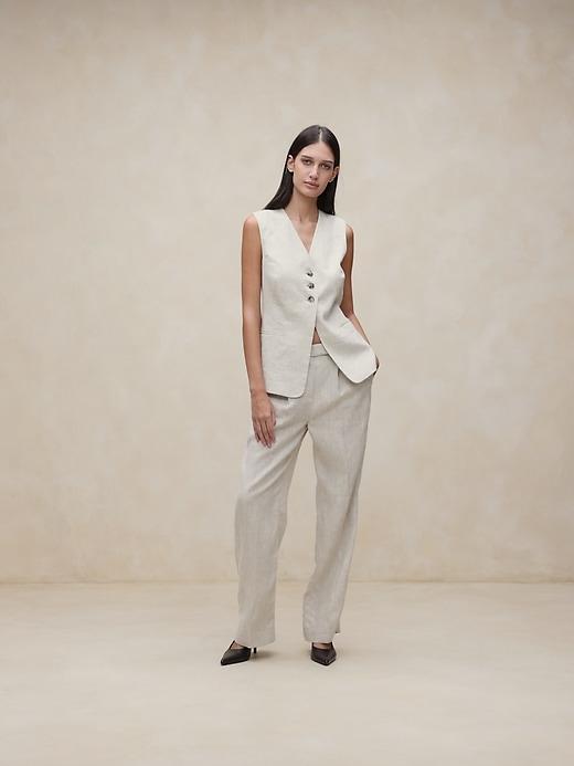 Lina Linen Vest Product Image