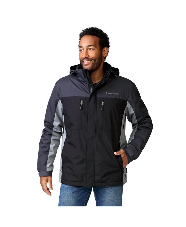 Free Country Mens FreeCycle Trifecta Mid Weight Jacket - Black Product Image