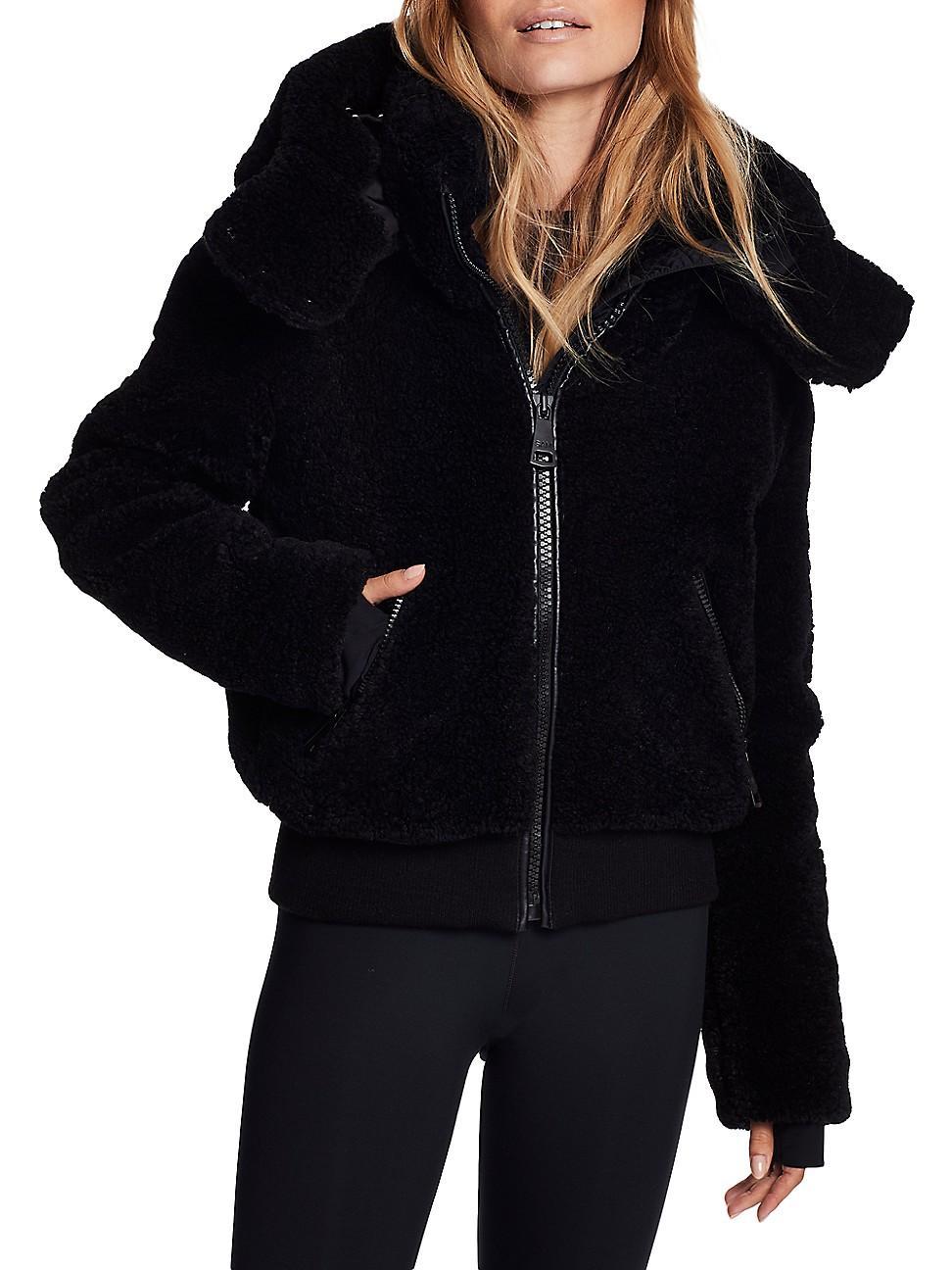 Womens Nala Hooded Sherpa Jacket Product Image