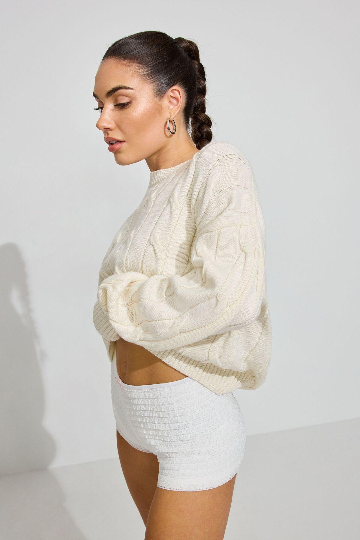 Oversized Cable Sweater Product Image