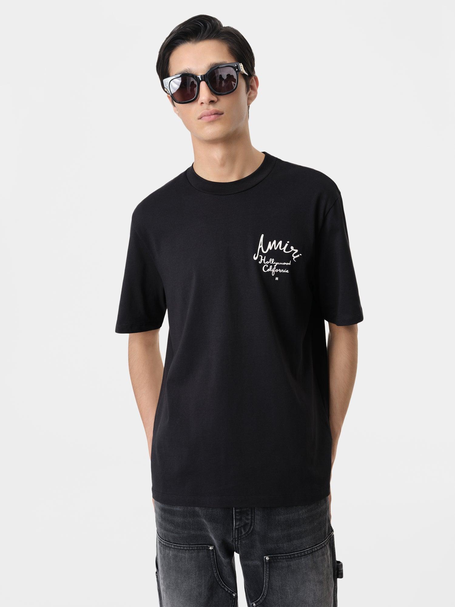 AMIRI HOLLYWOOD TEE - Black Male Product Image