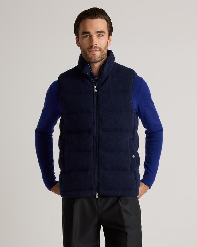 Mongolian Cashmere Puffer Vest Product Image