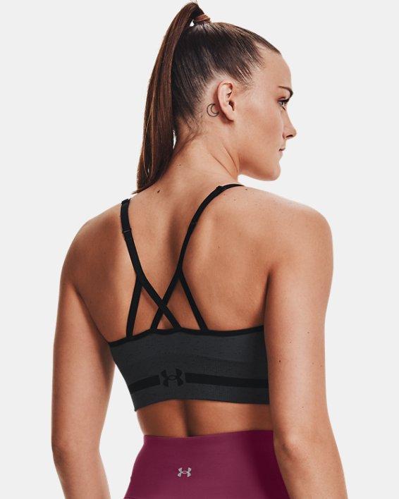 Women's UA Seamless Low Long Heather Sports Bra Product Image