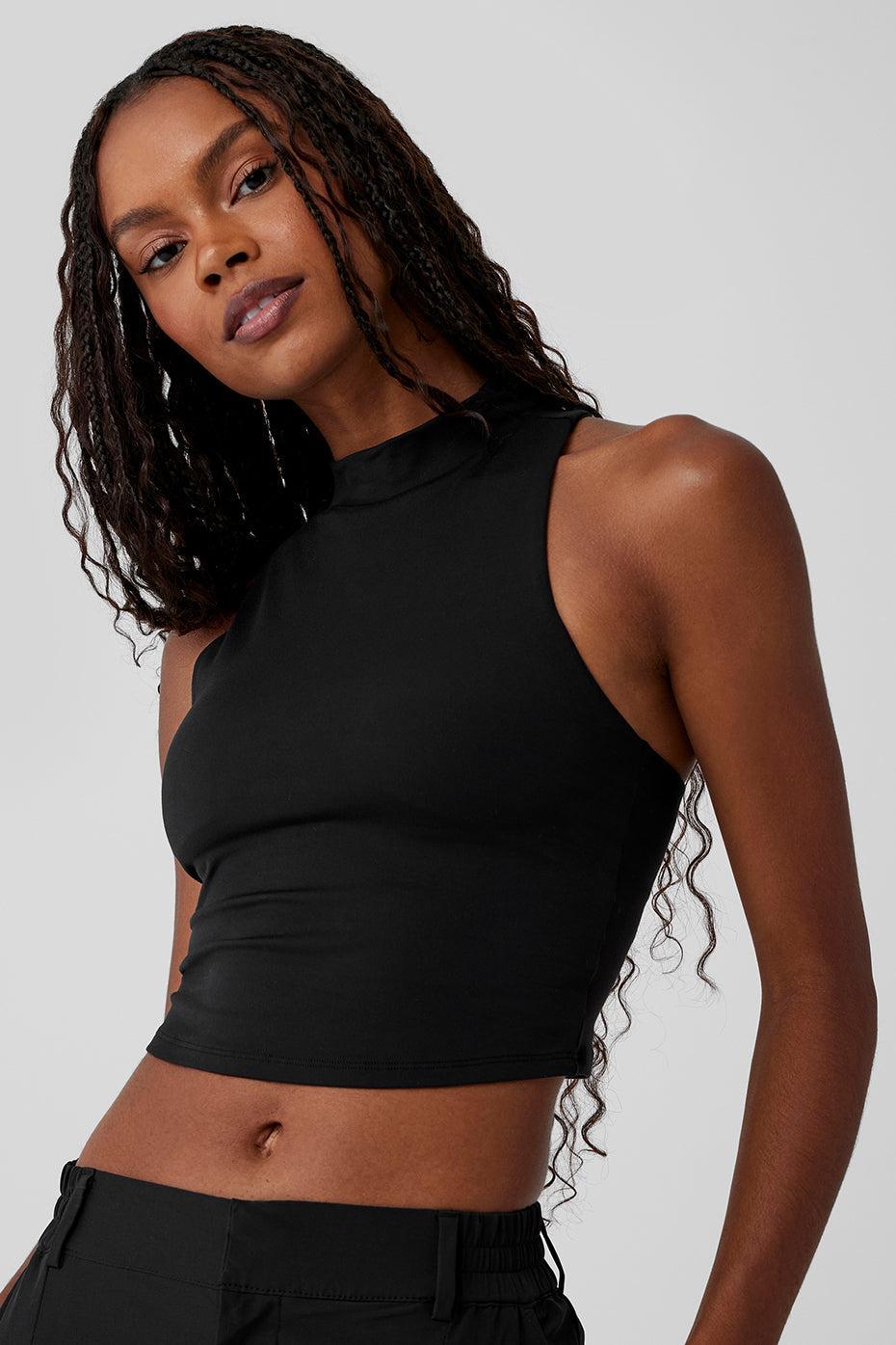 Alosoft Top That Bra Tank - Black Female Product Image