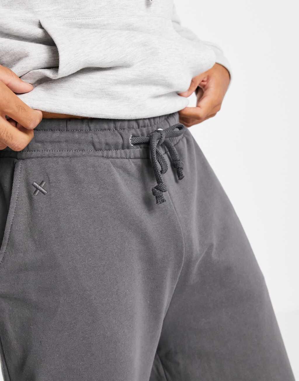 COLLUSION sweatpants in charcoal Product Image