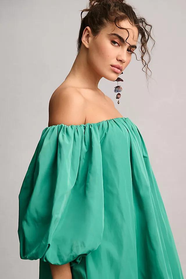 Mare Mare Puff-Sleeve Off-The-Shoulder Mini Dress Product Image