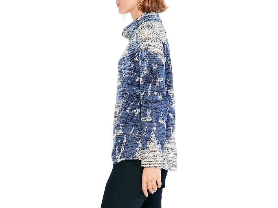 NIC+ZOE Shadow Mix Sweater Multi) Women's Clothing Product Image