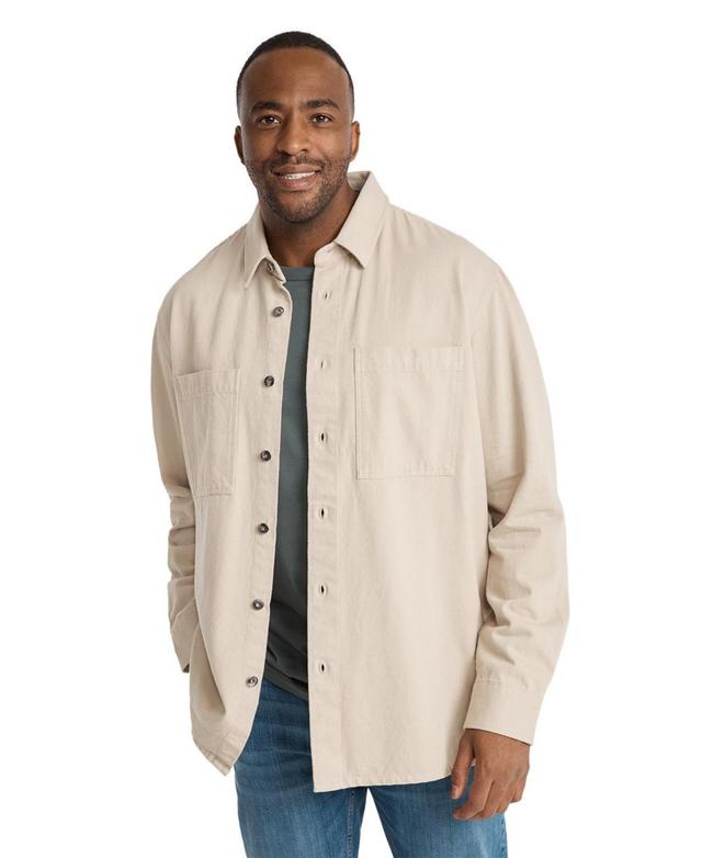 Johnny Bigg Kendrick Oversize Cotton Twill Overshirt Product Image