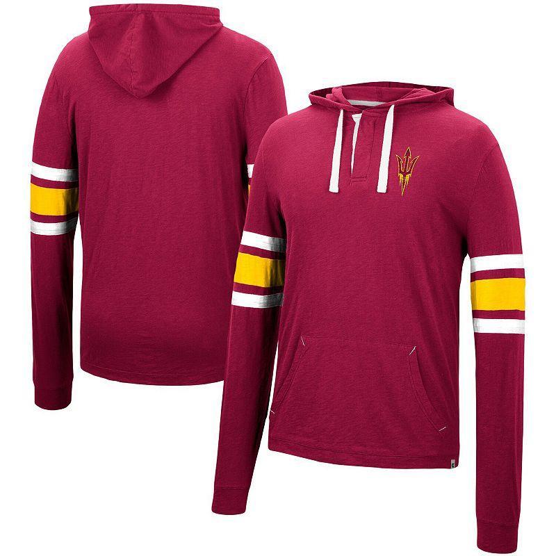 Mens Colosseum Maroon Minnesota Golden Gophers Lebowski Hoodie Long Sleeve T-Shirt Product Image