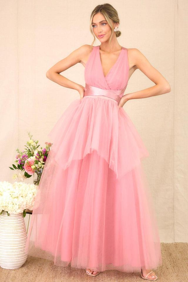 Graceful Movements Rose Maxi Dress Product Image