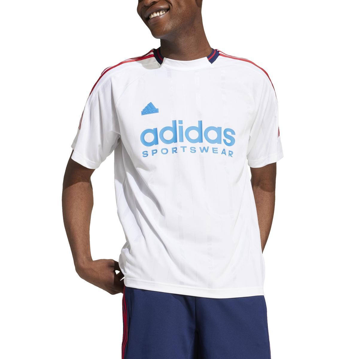 adidas Mens House of Tiro Nations Pack Jersey T-Shirt - White / Yellow Product Image