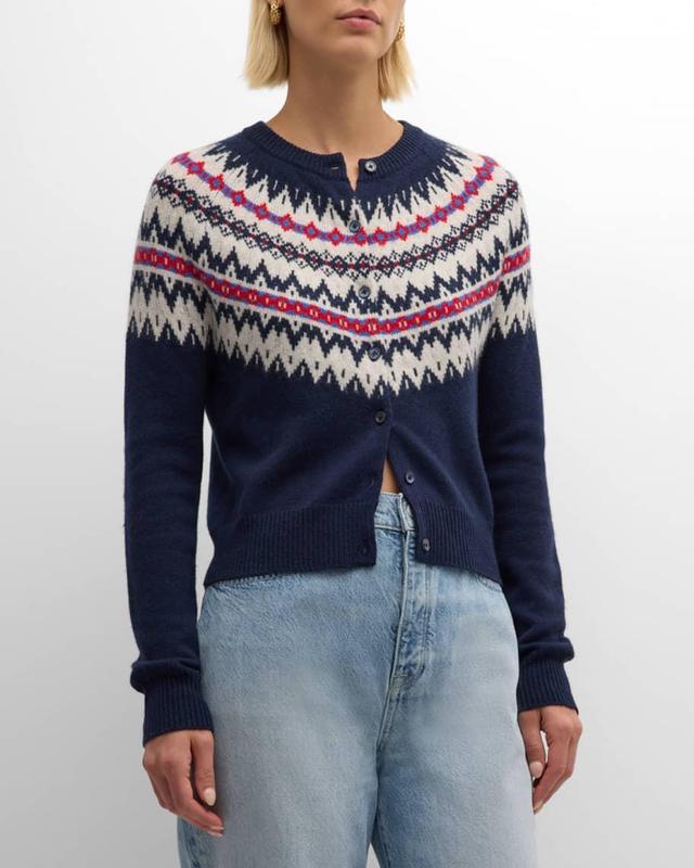 Cashmere Fair Isle Cardigan Product Image