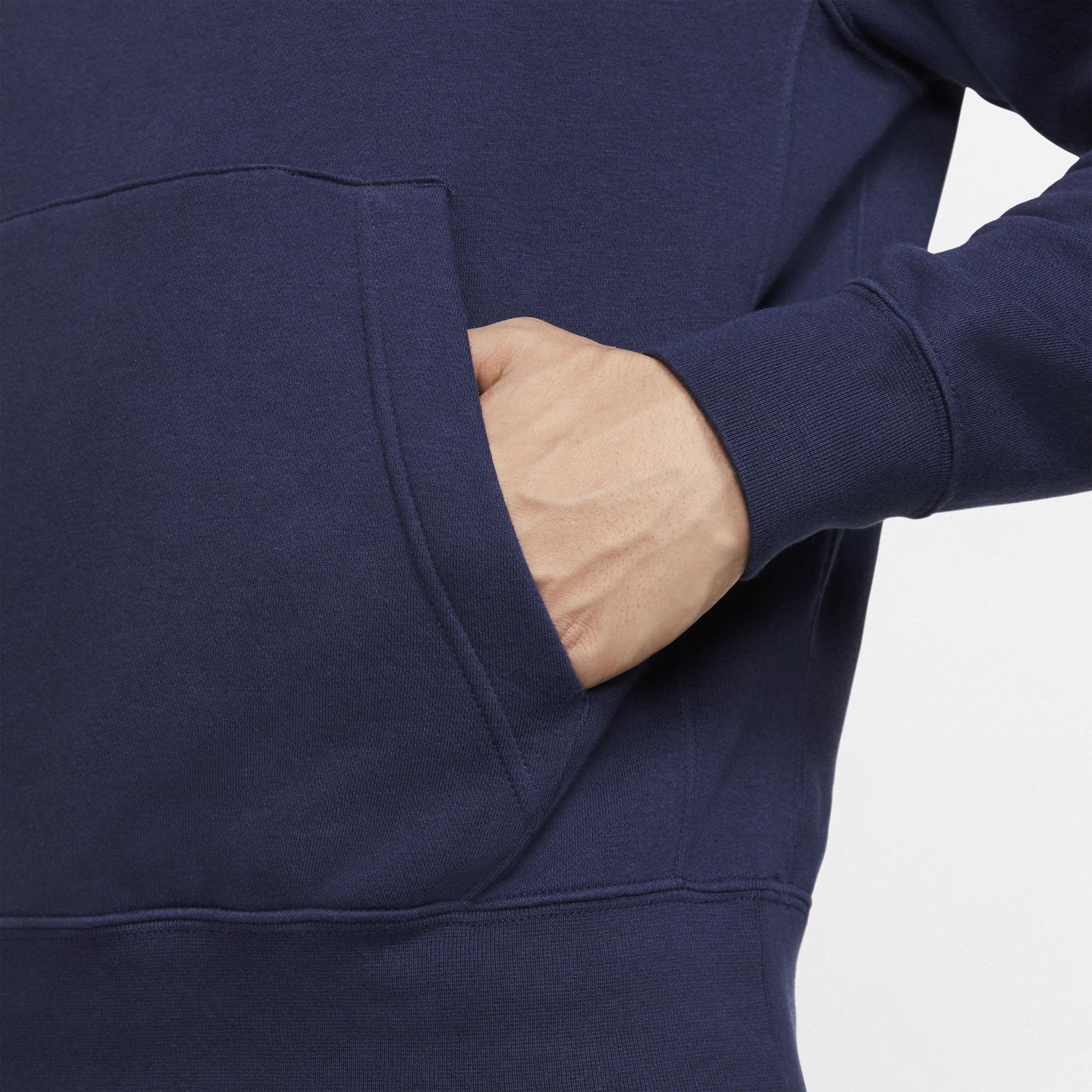 Nike Club logo hoodie in navy Product Image