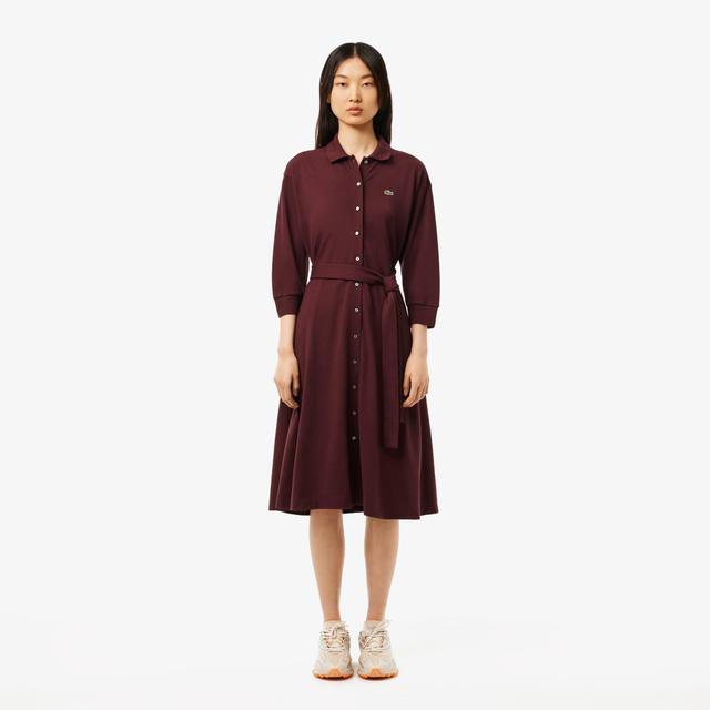 Relaxed Fit Piqué Polo Dress Product Image