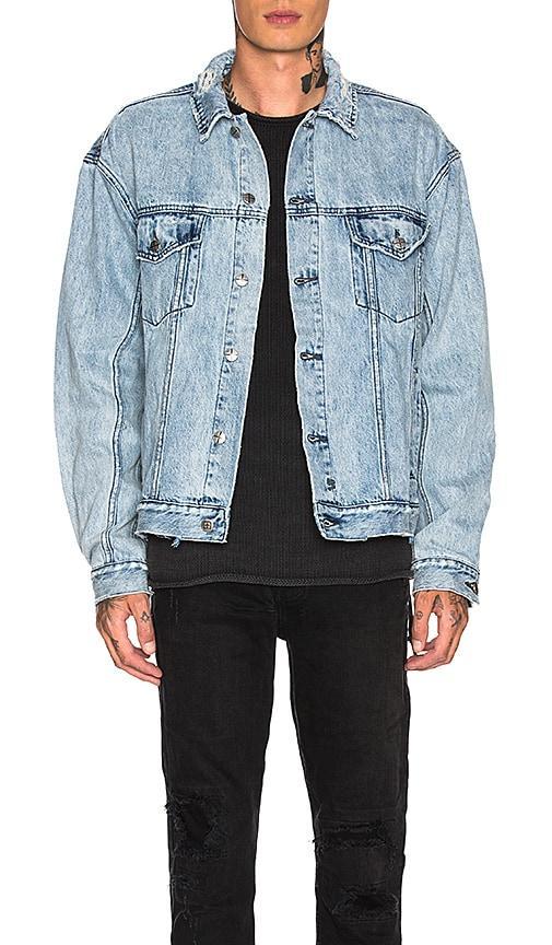 Ksubi Oh G Acid Trip Jacket Denim Light. (also in L). Product Image