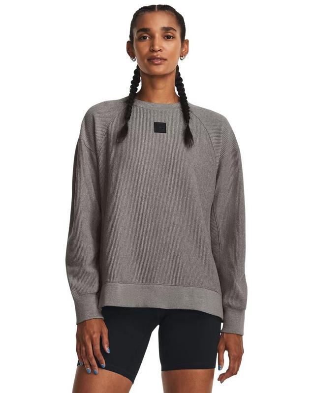 Women's UA Ottoman Fleece Crew Product Image