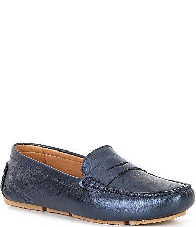 Flag LTD. Womens Morgan Leather Penny Loafer Moccasins Product Image