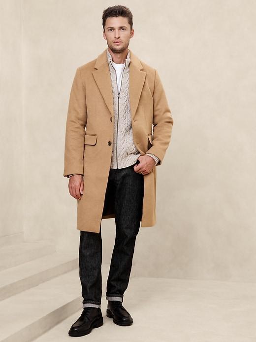 Wool-Blend Topcoat Product Image