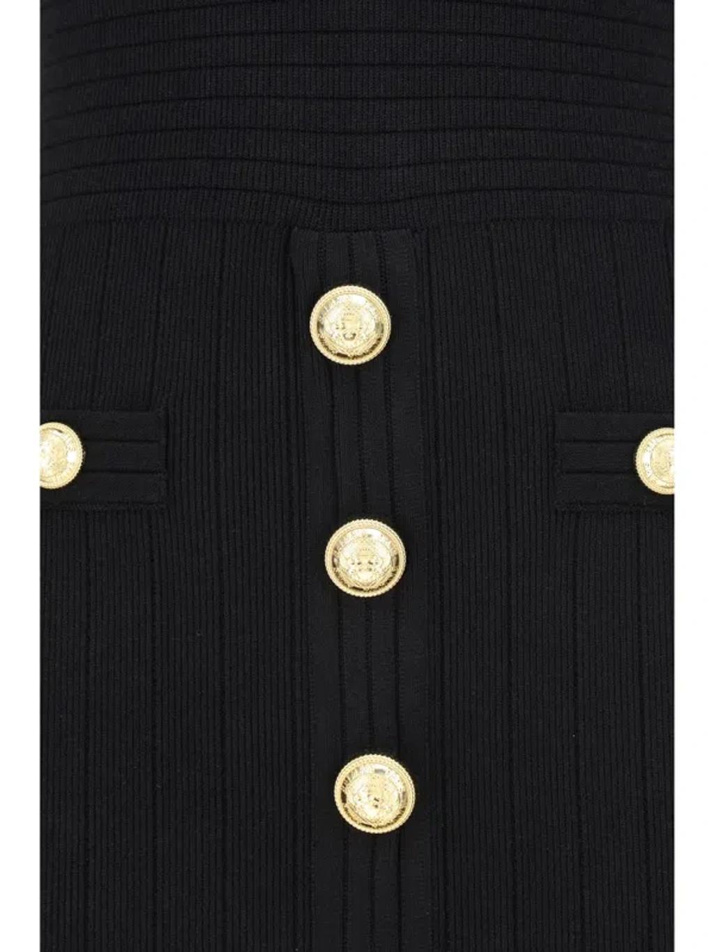 BALMAIN Button Detailed High In Black Product Image