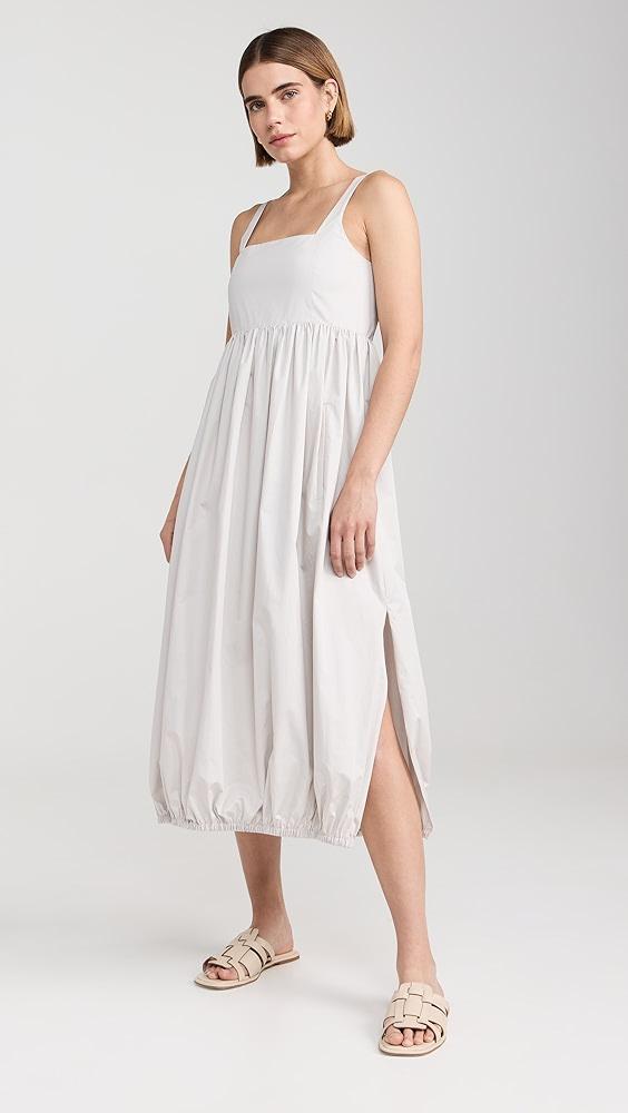 Tibi Eco Poplin Square Neck Sculpted Dress | Shopbop Product Image