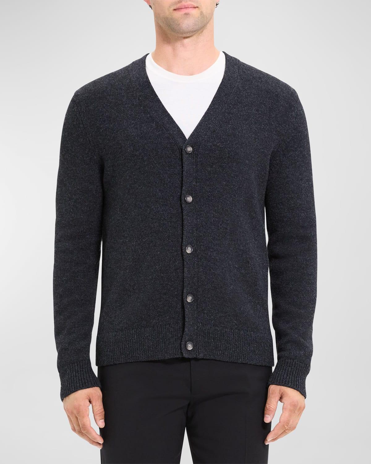 Mens V-Neck Cardigan Jacket Product Image