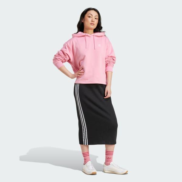 Trefoil Cropped Hoodie Product Image