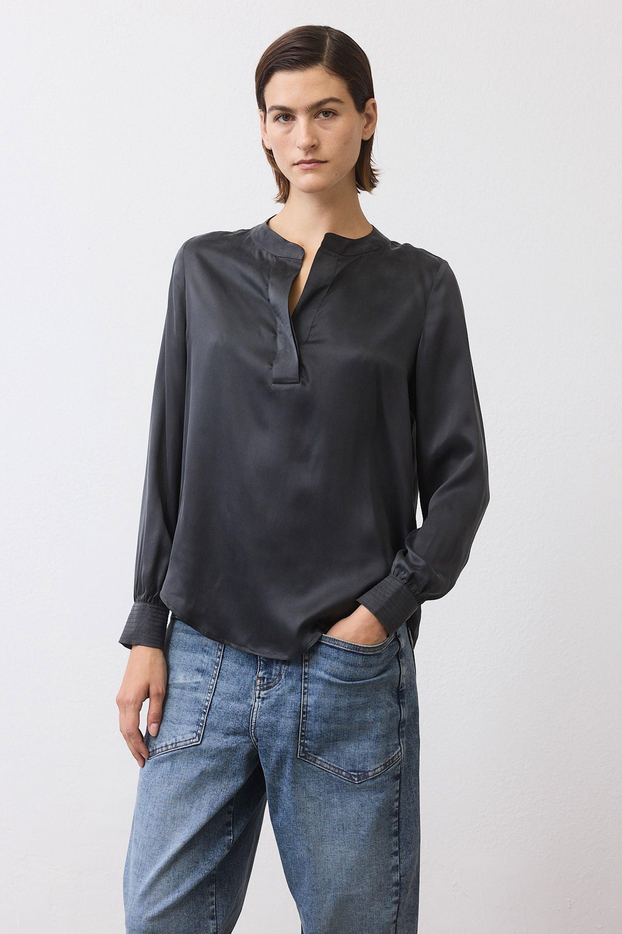 Not Too Loose Silk Blouse Product Image