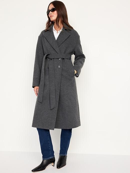 Oversized Belted Coat Product Image