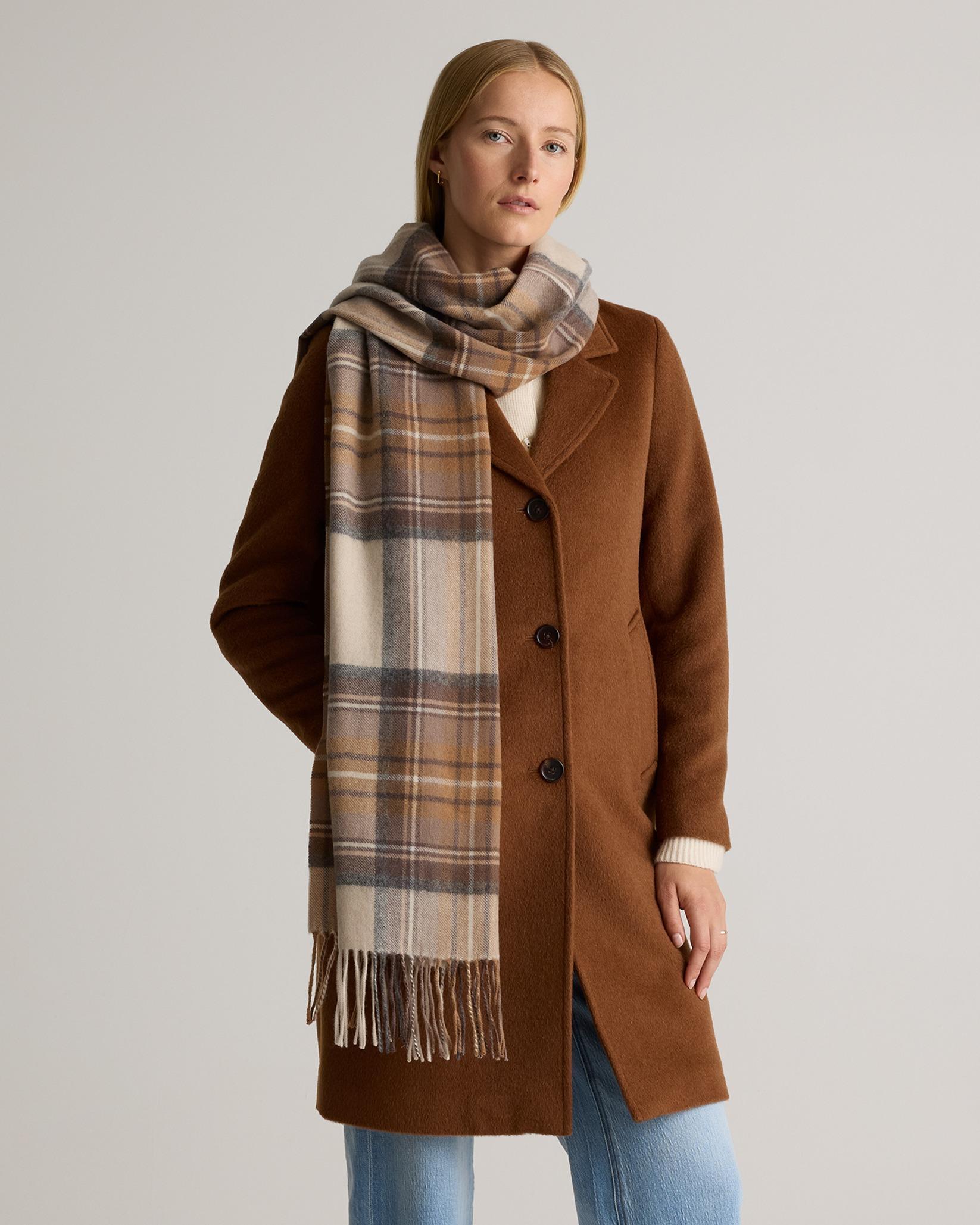 Mongolian Cashmere Tartan Scarf Product Image