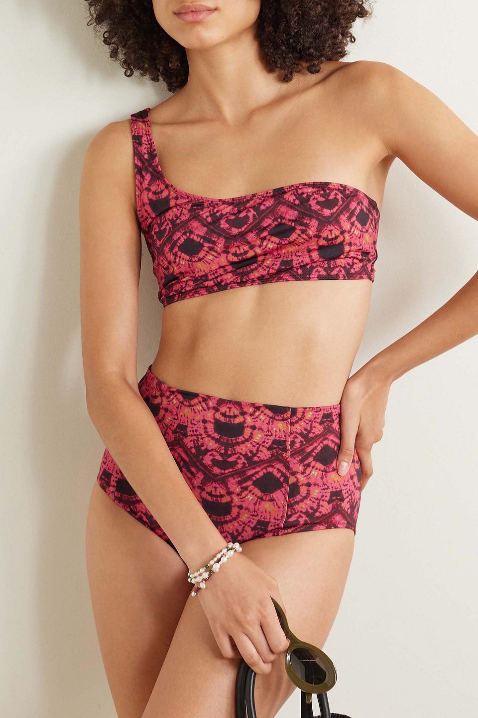 Wild Rose Reina Bikini Top In Pink Product Image