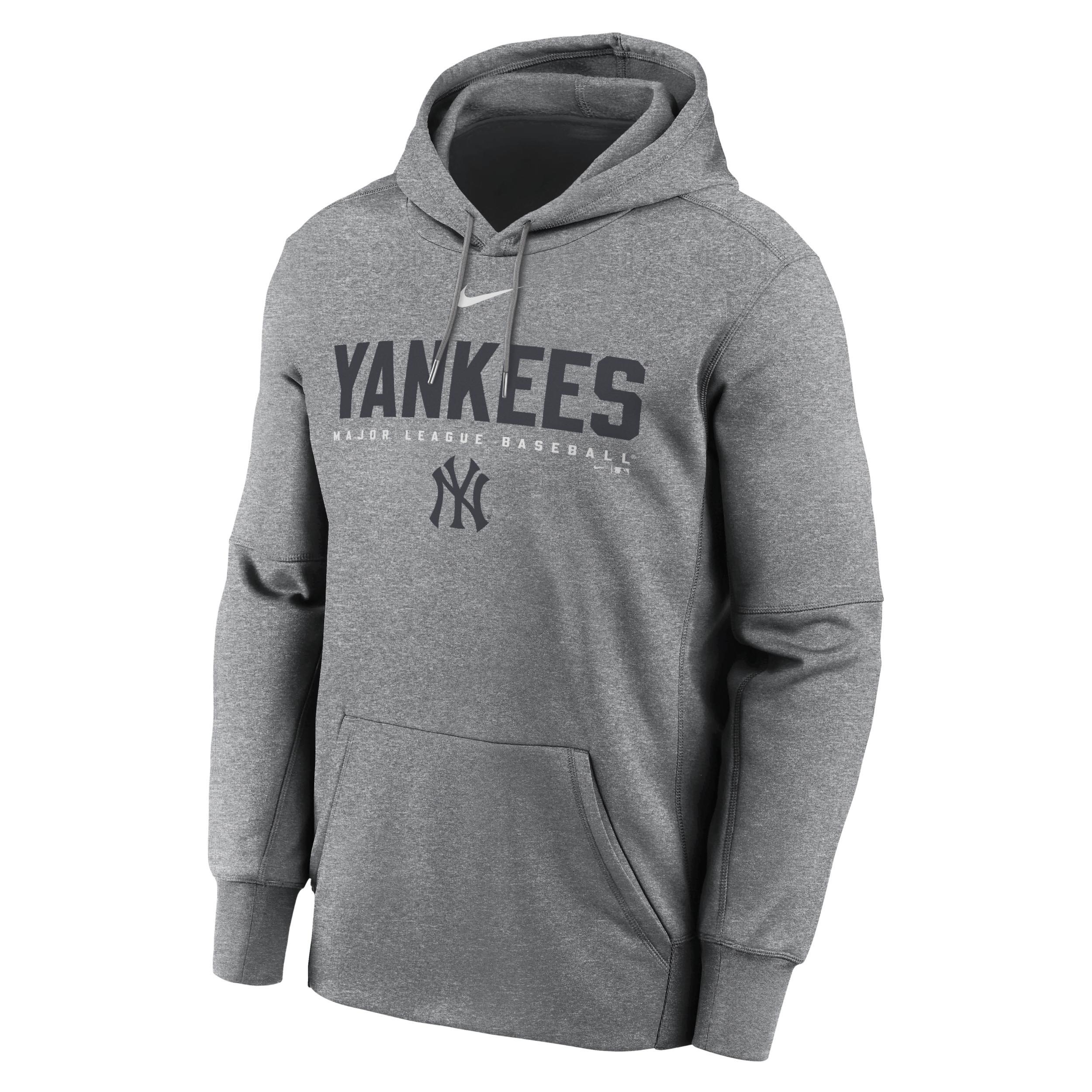 Men's New York Yankees Menâs Nike Therma MLB Pullover Hoodie Product Image