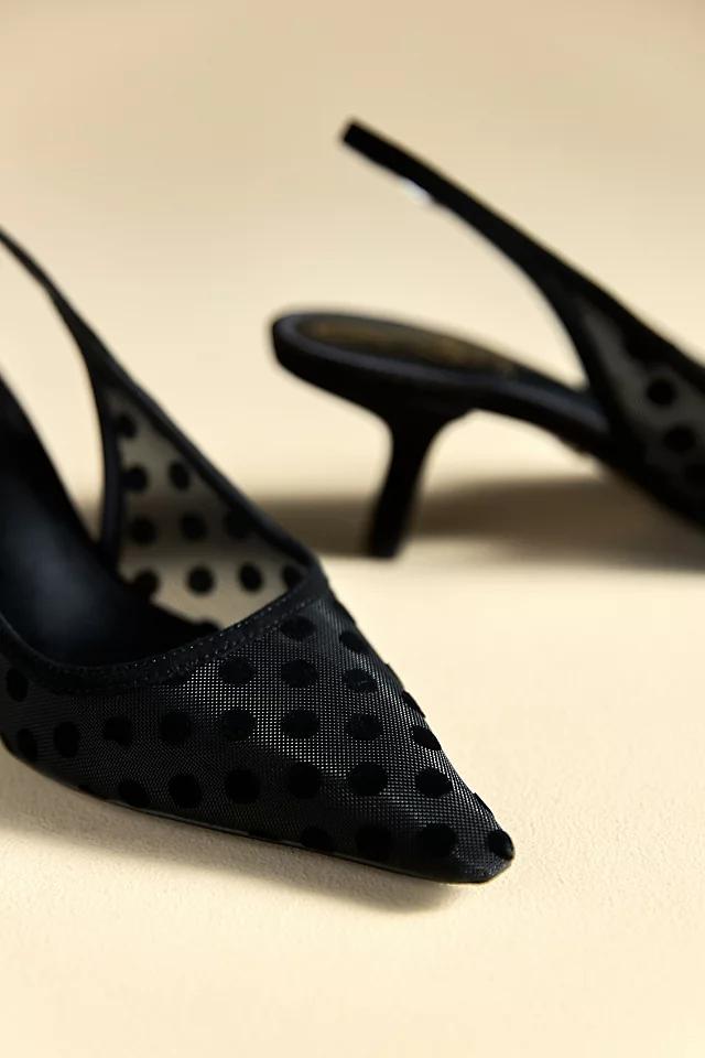 Sam Edelman Bianka Mesh Dot Slingback Heels Product Image