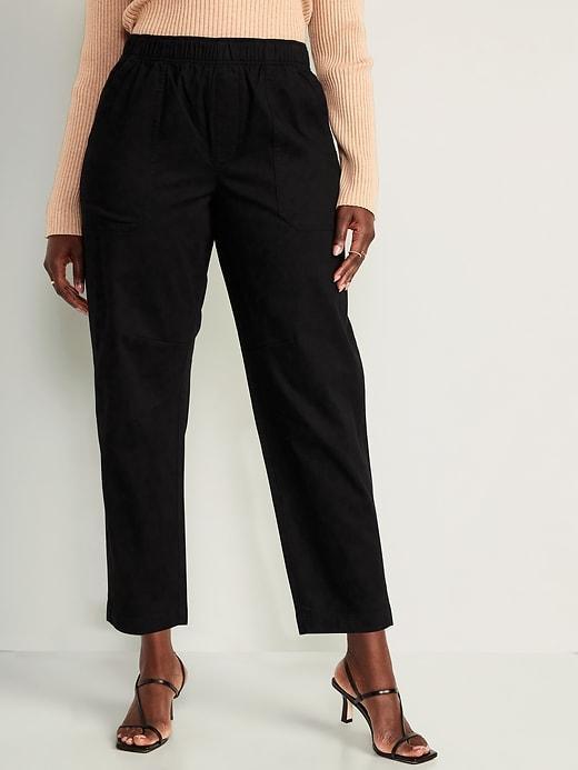 High-Waisted Pulla Utility Pants Product Image