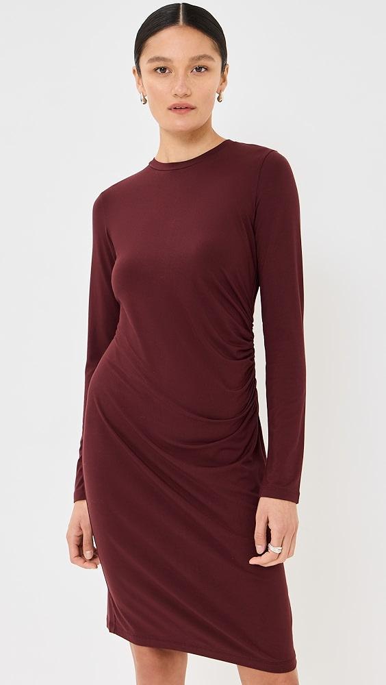 Vince Draped Crew Neck Dress | Shopbop Product Image