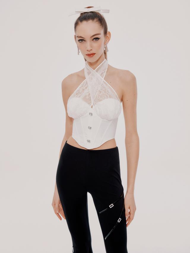 White Vivian Top (Final Sale) Product Image