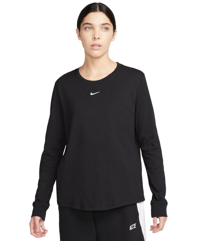 Nike Womens Sportswear Premium Essentials Long-Sleeve T-Shirt Product Image